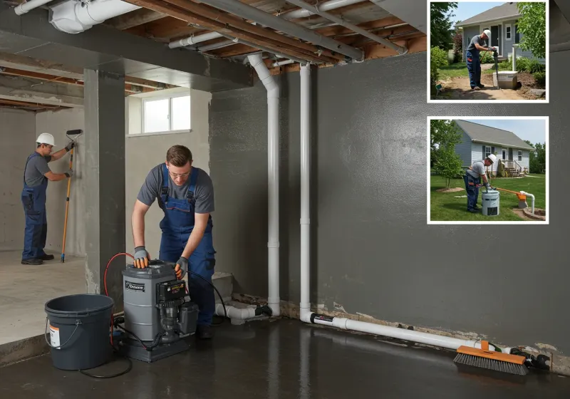 Basement Waterproofing and Flood Prevention process in Clinton, IN